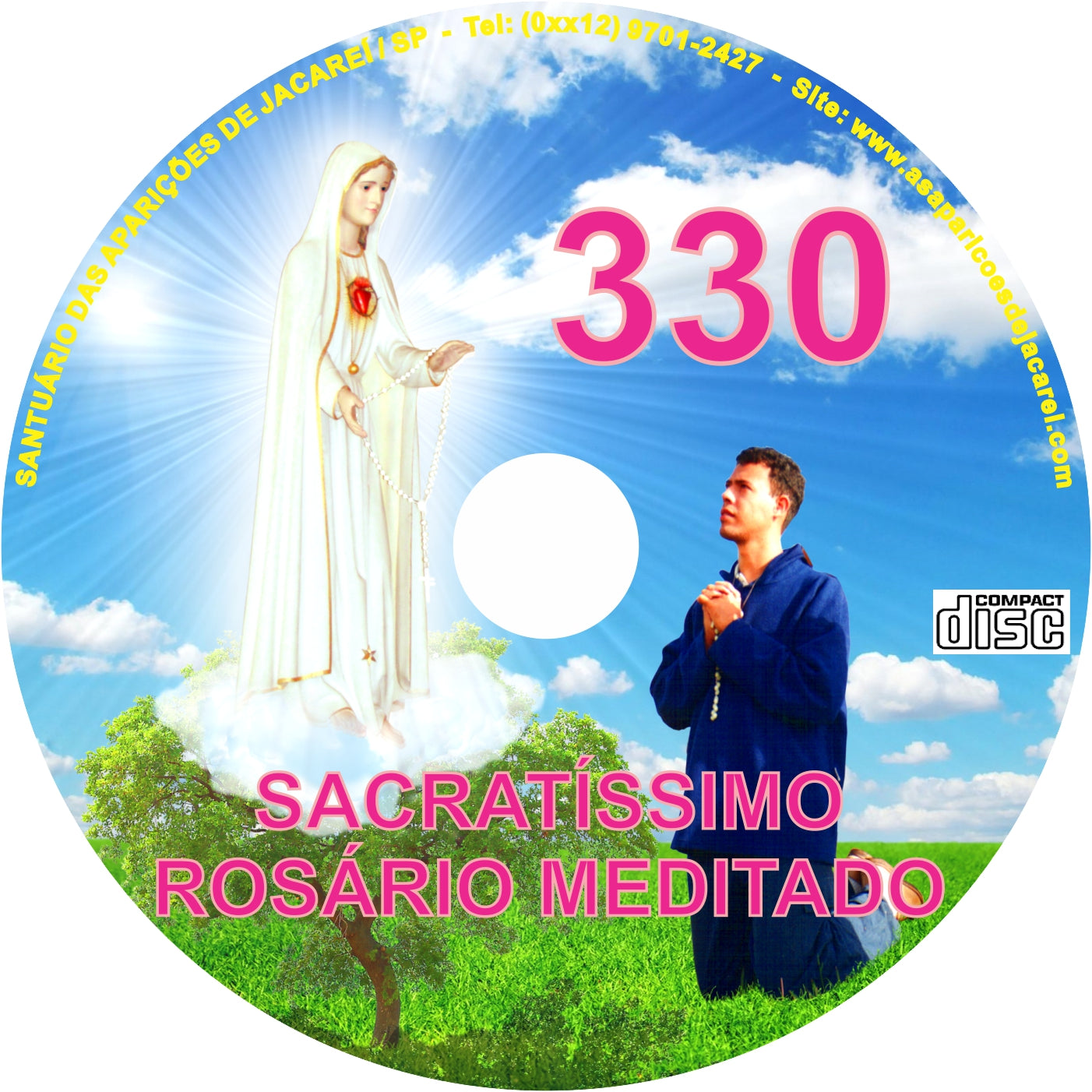 CD Rosário Meditado 330 CD Rosário Meditado 330